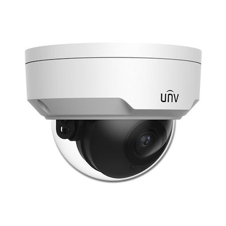 Uniview 5MP Dome Network Camera Smart, 2.8mm, 30m IR, PoE, H.265, SD Card, Audio, Alarm IPC325SB-DF28K-I0